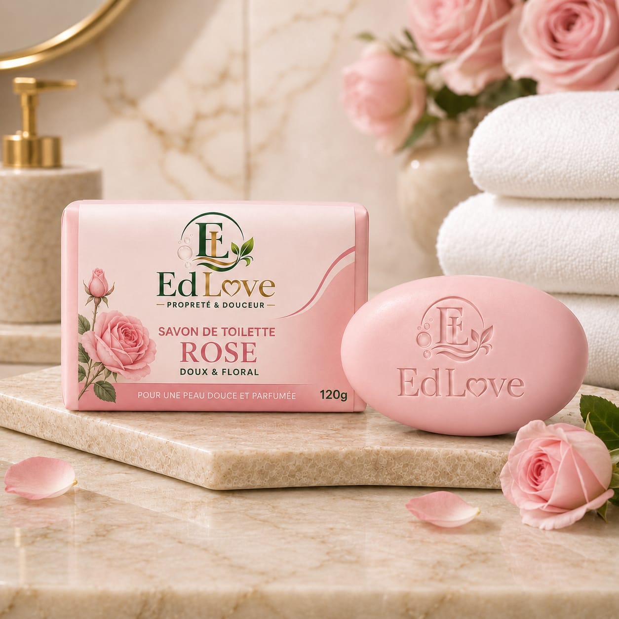 Savon de Toilette Rose EdLove