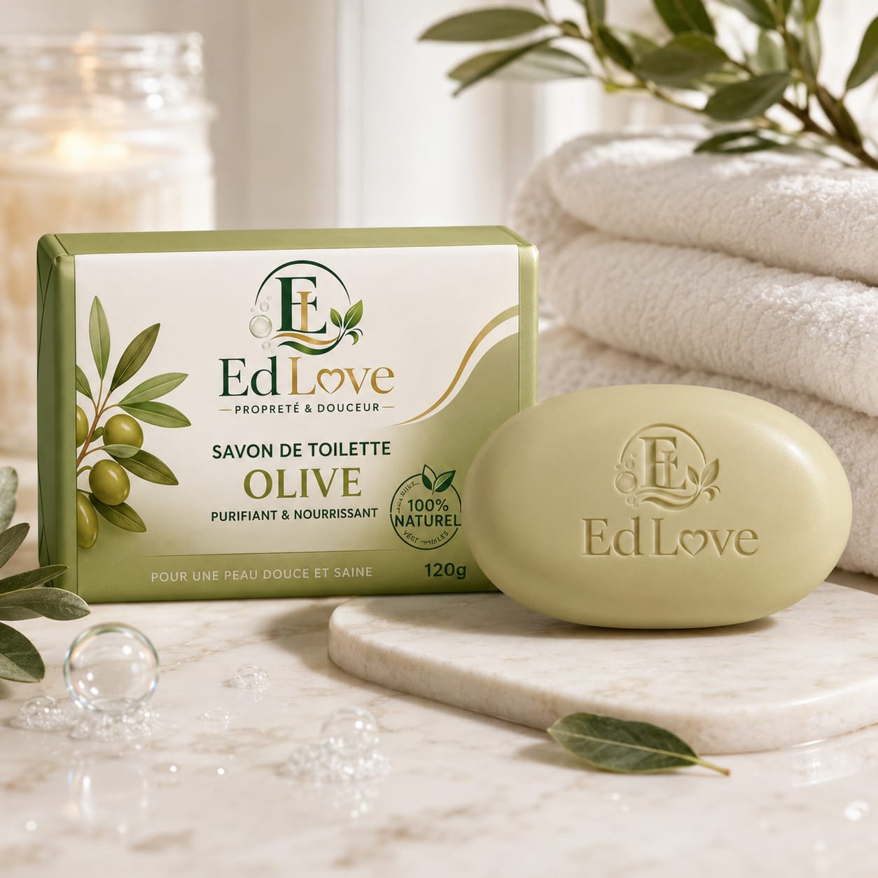 Savon de Toilette Olive EdLove